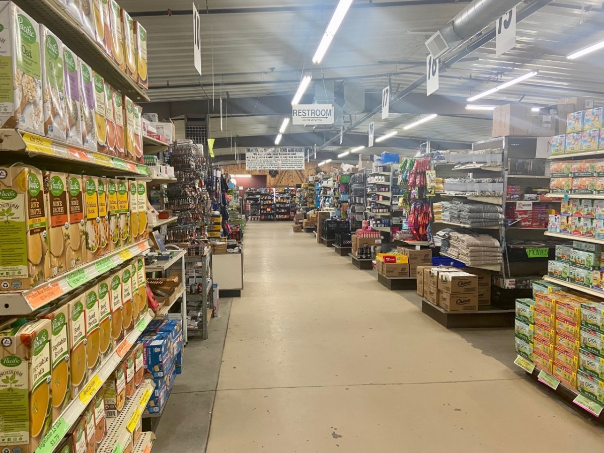 Inside of Ron's Warehouse